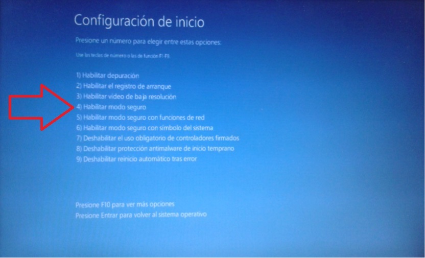 Cómo Iniciar O Arrancar Windows 10 En Modo Seguro 4159